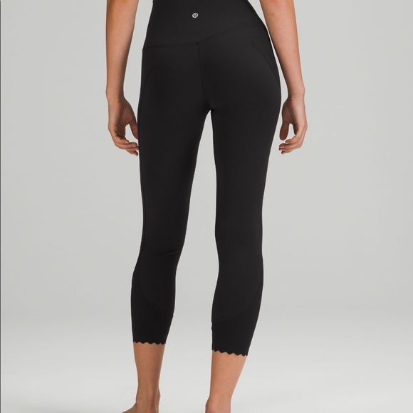 lululemon athletica Pants - Lululemon Align Crop 23” Scalloped Hem